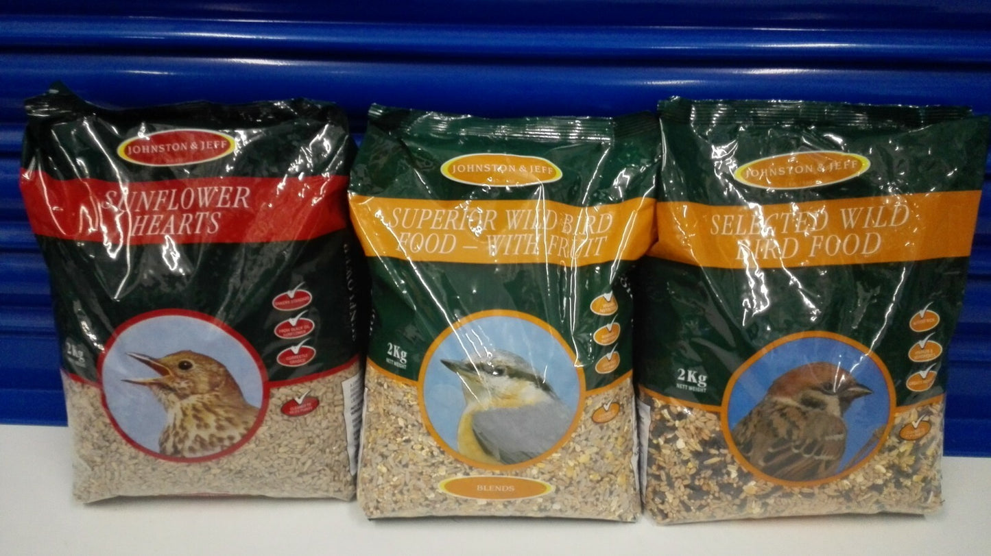 Wild Bird Food, J&J 3Different Variations, 2kg