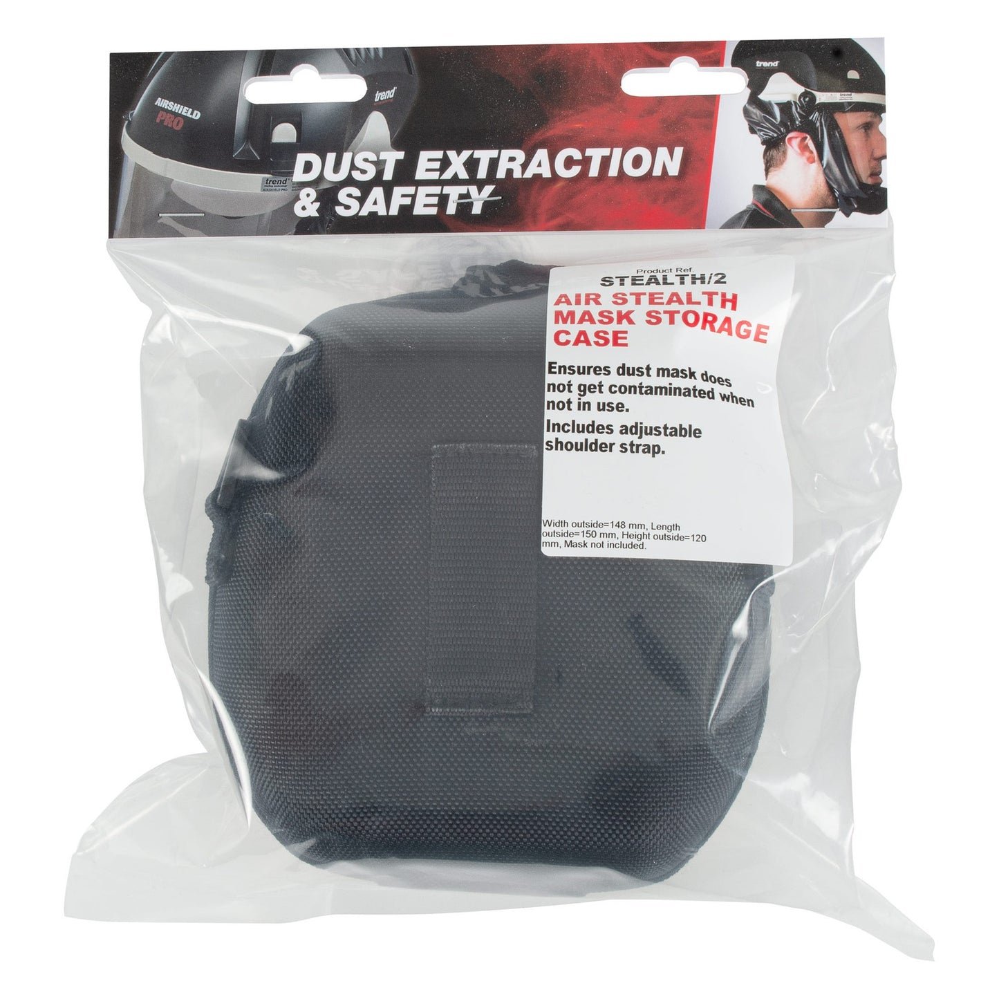 Trend Air Stealth Respirator Mask Storage Case Hard Shell