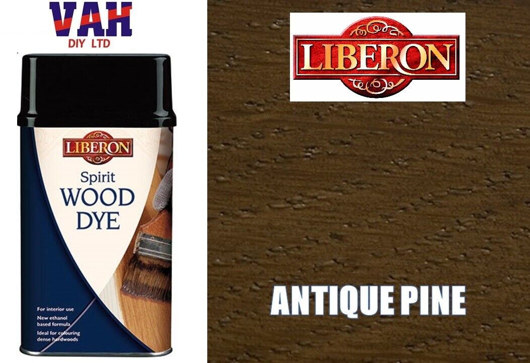 SPIRIT BASED WOOD DYE LIBERON CHOICE OF COLOUR AND SIZES