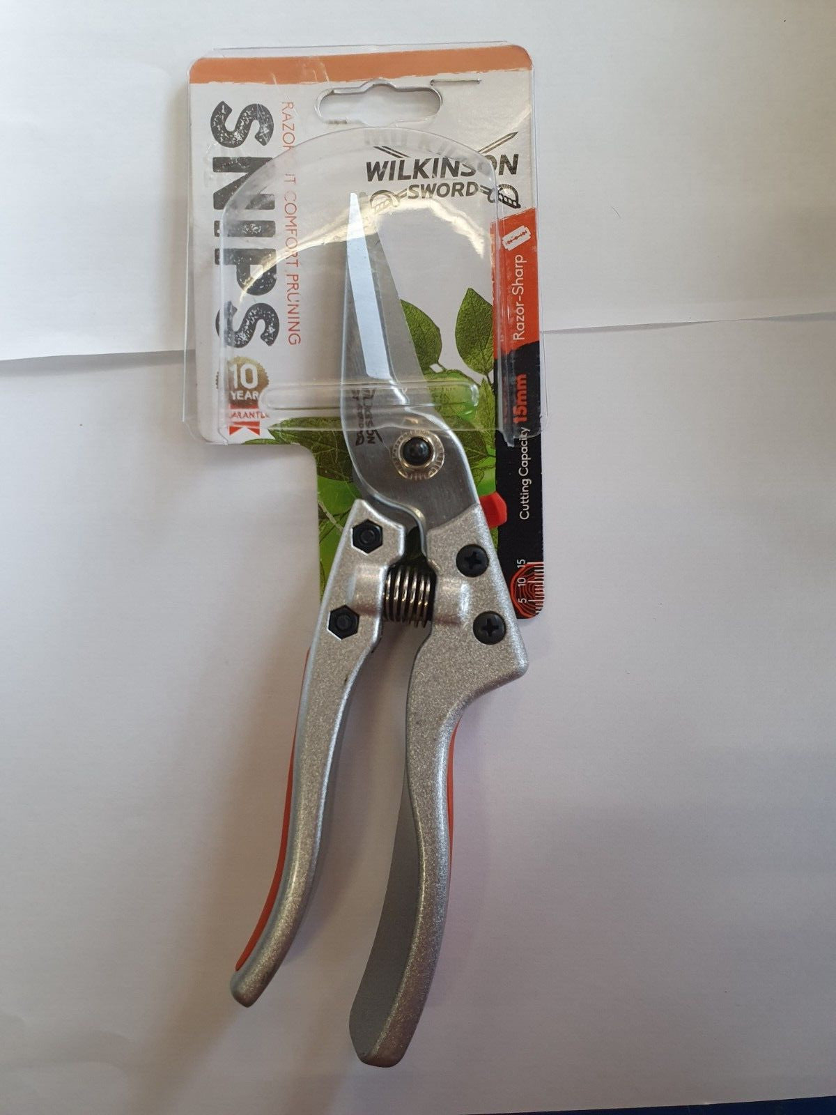 Wilkinson Sword RazorCut Comfort Pruning Snips Gardening Secateurs 1111159w