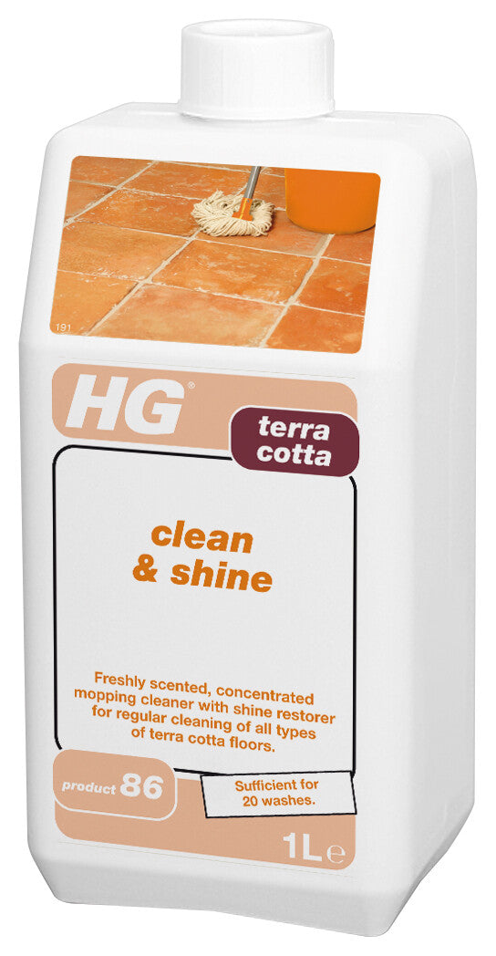 HG Terracotta Cleaner Shine Restorer 1L (86)