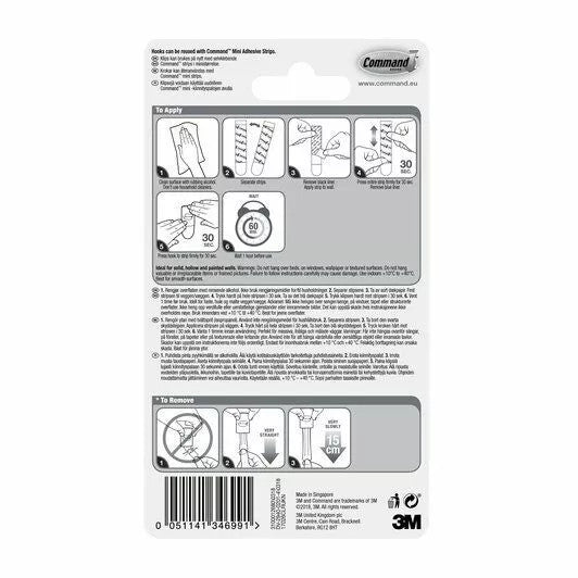 3M Command Decorating Clips Clear 20pk (17026CLR)