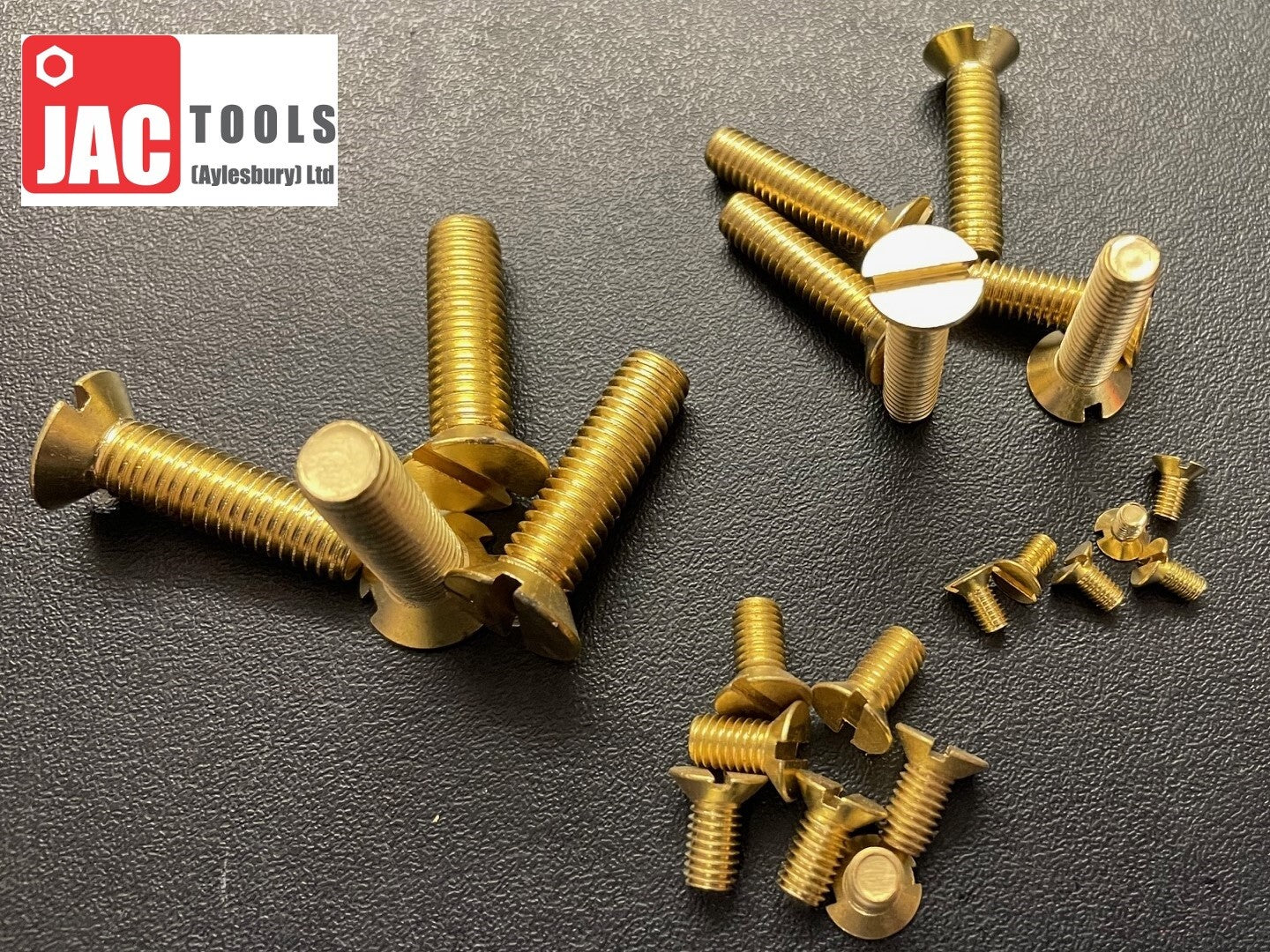 SOLID BRASS CSK SLOTTED MACHINES SCREWS COUNTERSUNK BOLTS M3 M4 M5 M6 M8