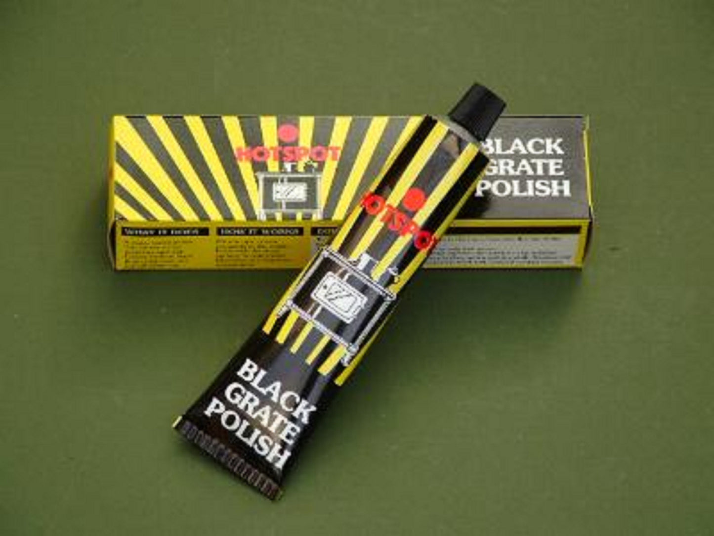 Hotspot Black Stove and Grate Polish 75ml Fireplace and Stove Cast Iron Polish