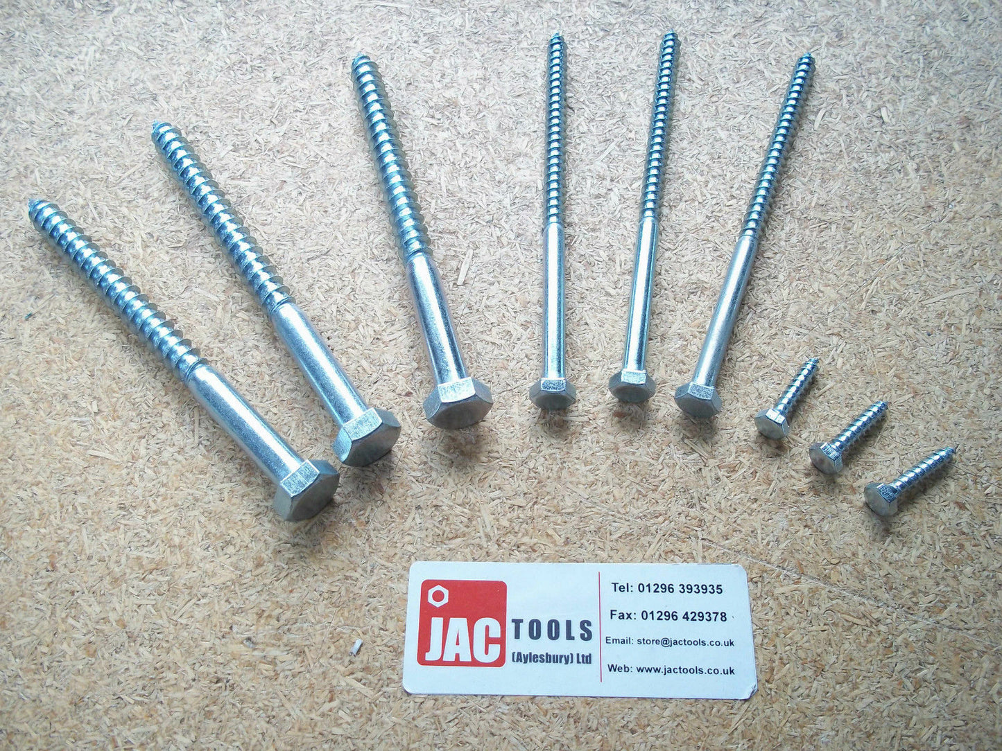 HEX HEAD COACH SCREWS WOOD / TIMBER FENCE LAG BOLTS ZINC PLATED SIZES 6MM - 12MM