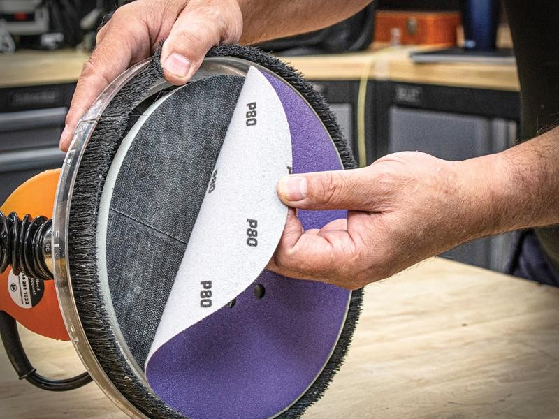 Trend 225mm Zirconium Random Orbital Sanding Disc 60g 10 Pack