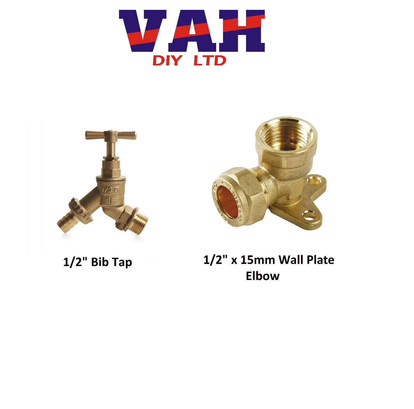 Garden Tap & Fittings Brass Outdoor 1/2"