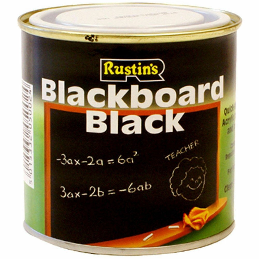 Rustins Blackboard Paint 100ml Quick Dry Interior/Exterior