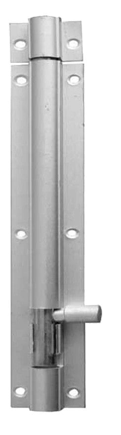 Barrel Bolt Straight 150mm (6in) Aluminium