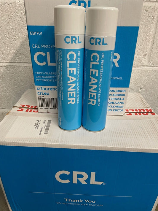 CASE 12X CRL EB1701 PROFESSIONAL GLASS & MIRROR CLEANER 660ML AREOSOL £9.59EA