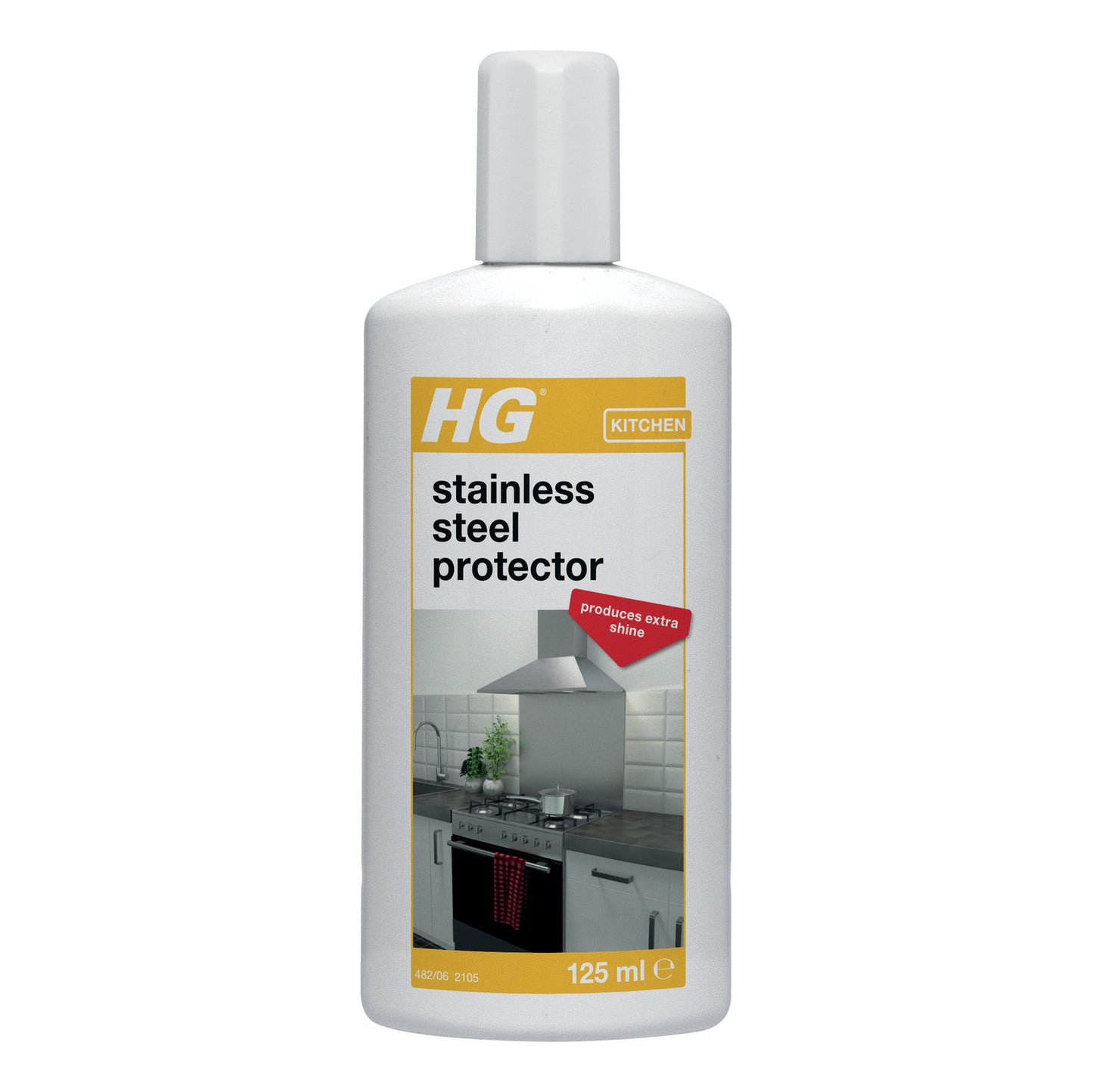 HG Kitchen Stainless Steel Quick Shine Polish and Protector 125ml - Ready To Use