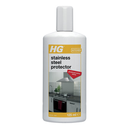 HG Kitchen Stainless Steel Quick Shine Polish and Protector 125ml - Ready To Use