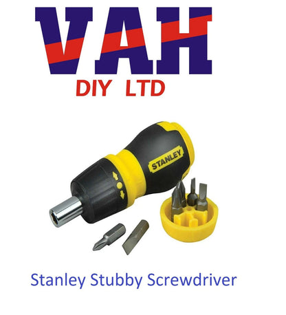 Stanley Multibit Ratchet Stubby Screwdriver & Bits (0-66-358)