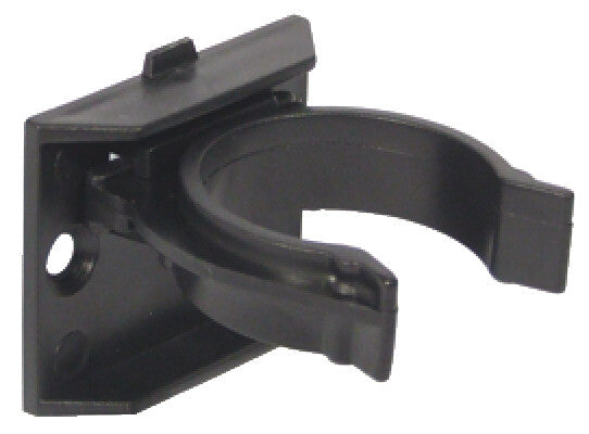 10x BLACK PLASTIC KITCHEN LEG PLINTH KICK BOARD CLIPS BRACKETS SCREW FIXING 28mm