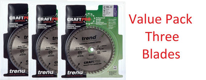 TREND PRO 160MM 48T 2.2MM TCT SAW BLADES FESTOOL TS55 PLUNGE CSB/PT16048