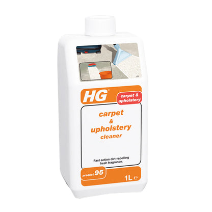 HG Carpet and Upholstery Shampoo Cleaner - 1L  (95) Fast Action Fresh Fragrance