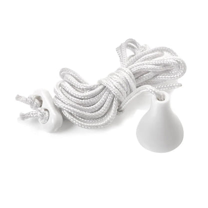 Toilet Light Pull Nylon Cord & Acorn White 1.5 Meter