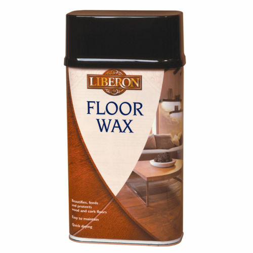 Liberon Wood Floor Wax Clear 1 Litre Enhances Nourishes & Protects Wooden Floors