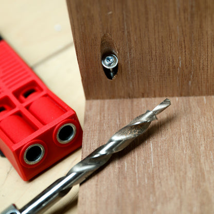 TITMAN Twin Pocket Hole Jig Kit with Driver and Drill Bit and Spare Drill Bit