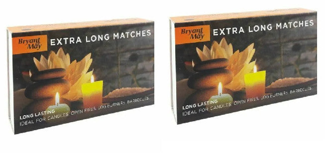 Bryant & May Extra Long Safety Matches Home Candle Fire Barbecue Long Lasting