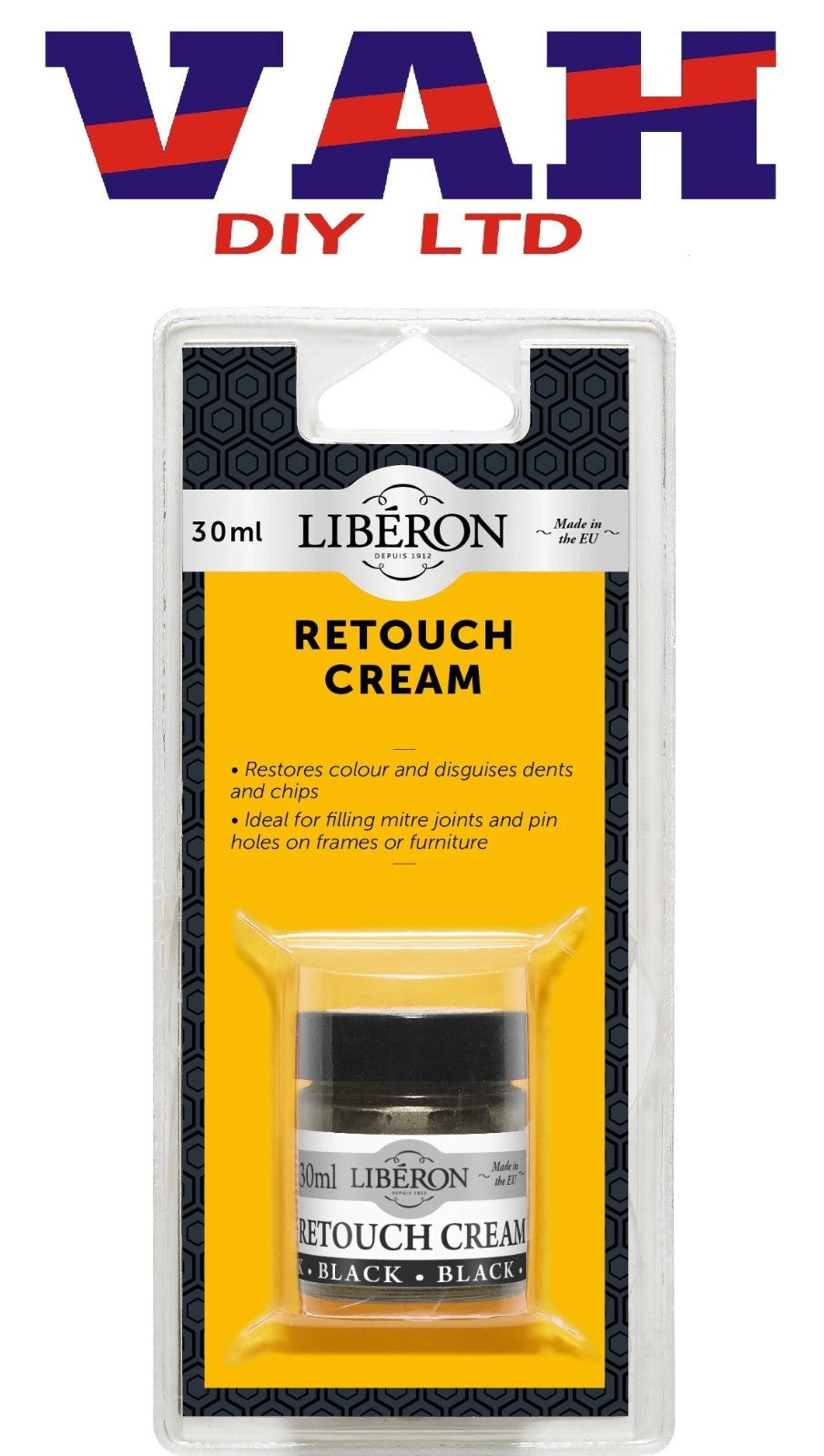 Liberon Retouch Cream 30ml Restores Colour and Disguises Dents And Chips & Holes