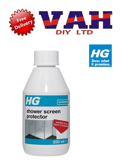 HG Shower Shield  Protects Bathroom Surfaces Against Limescale Build Up- 250ml