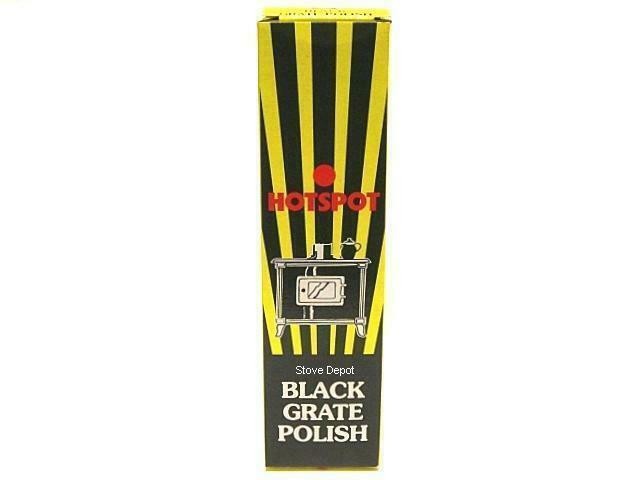 Hotspot Black Stove and Grate Polish 75ml Fireplace and Stove Cast Iron Polish