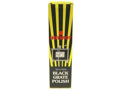 Hotspot Black Stove and Grate Polish 75ml Fireplace and Stove Cast Iron Polish