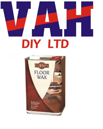 Floor Wax Clear Liberon Wood  5 Litres Nourishes & Protects Wooden Floors