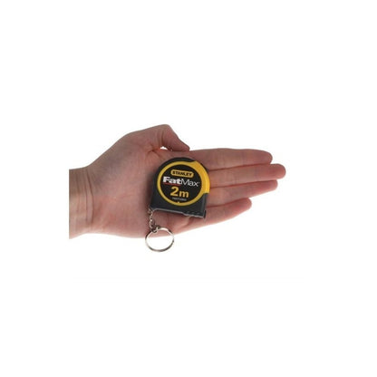2m Pocket Keyring Measuring Tape Measure  3 x Stanley FatMax