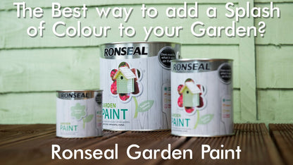 Ronseal Outdoor Garden Paint - For Exterior Wood Metal Stone Brick - All Colours