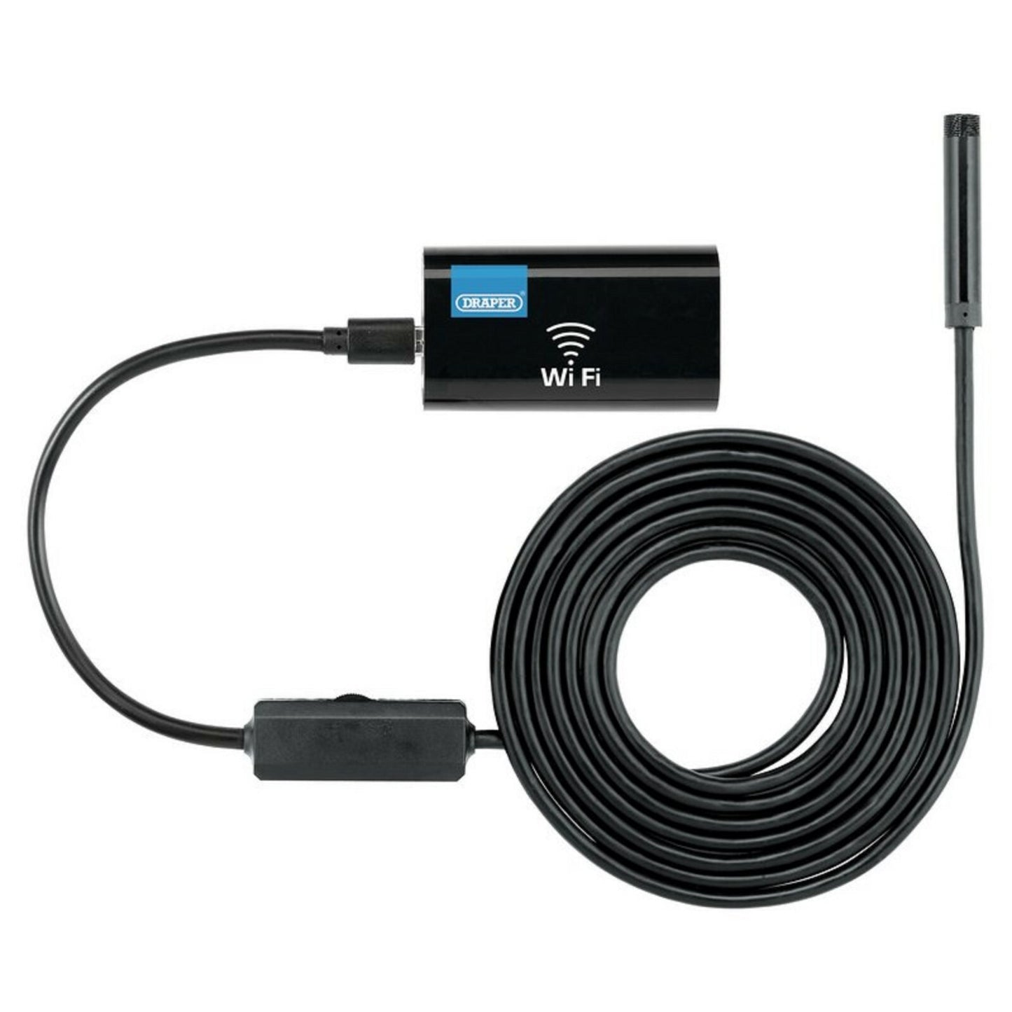 Draper Compact Rechargeable Wifi Endoscope Inspection Camera IP67 3.5m (91648)