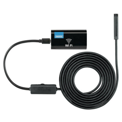 Draper Compact Rechargeable Wifi Endoscope Inspection Camera IP67 3.5m (91648)
