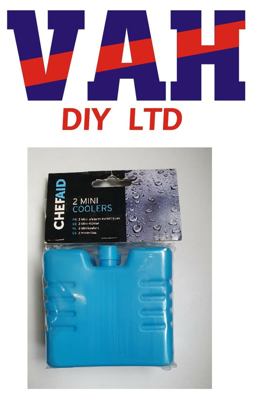 2 x Mini Coolers  Chef-Aid, Ideal For LunchBoxes
