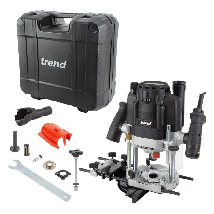 Trend T8 2200W 1/2in Dual-Mode Plunge Router 240V (T8EK)