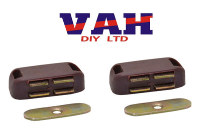 MAGNETIC CATCH WHITE OR BROWN SINGLE OR DOUBLE