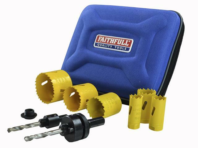 Holesaw Range and Arbor Faithfull Varipitch