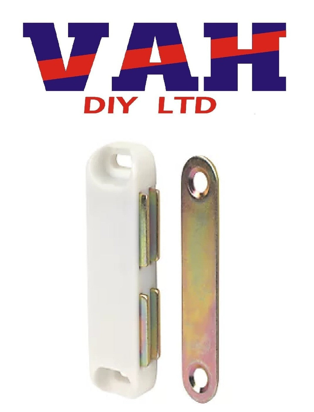 MAGNETIC CATCH WHITE OR BROWN SINGLE OR DOUBLE