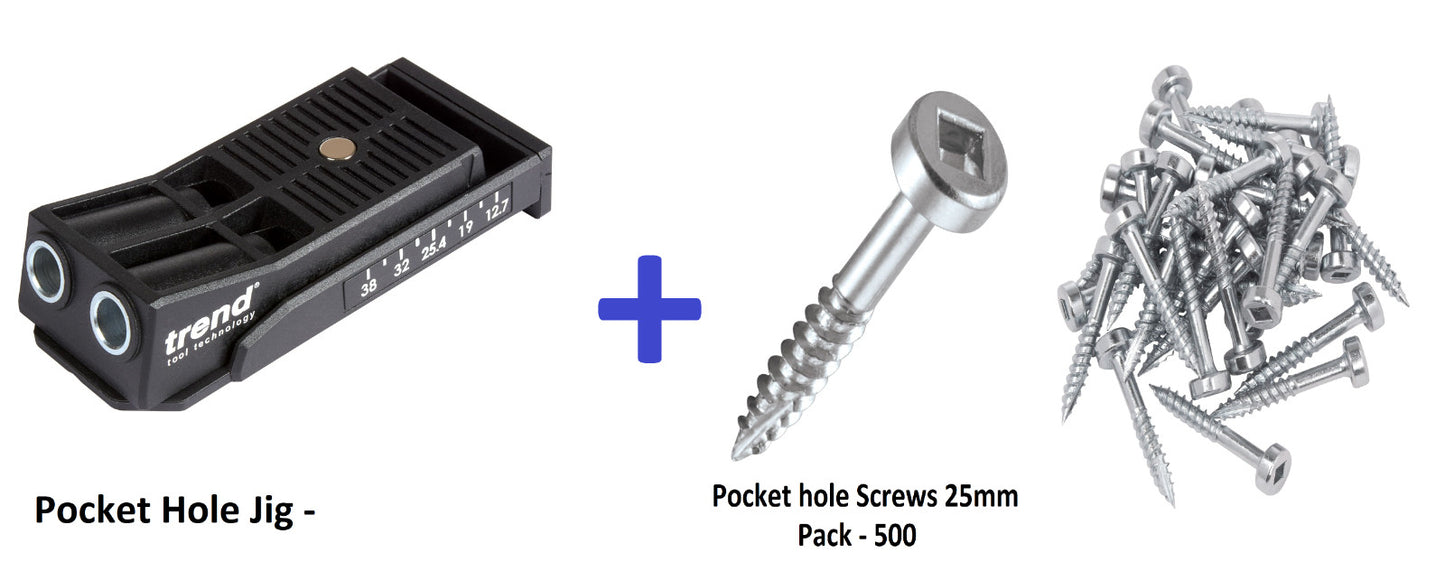 BRAND NEW TREND TWIN POCKET HOLE JIG PH/JIG/C