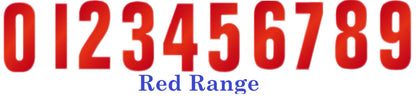 Big 7" Wheelie Bin Numbers Self Adhesive 17.5mm Vinyl Stickers