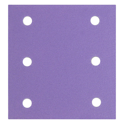 Trend 115mm x 107mm 6-Hole 1/4 Sheet Sanding Pad 40g 10 Pack