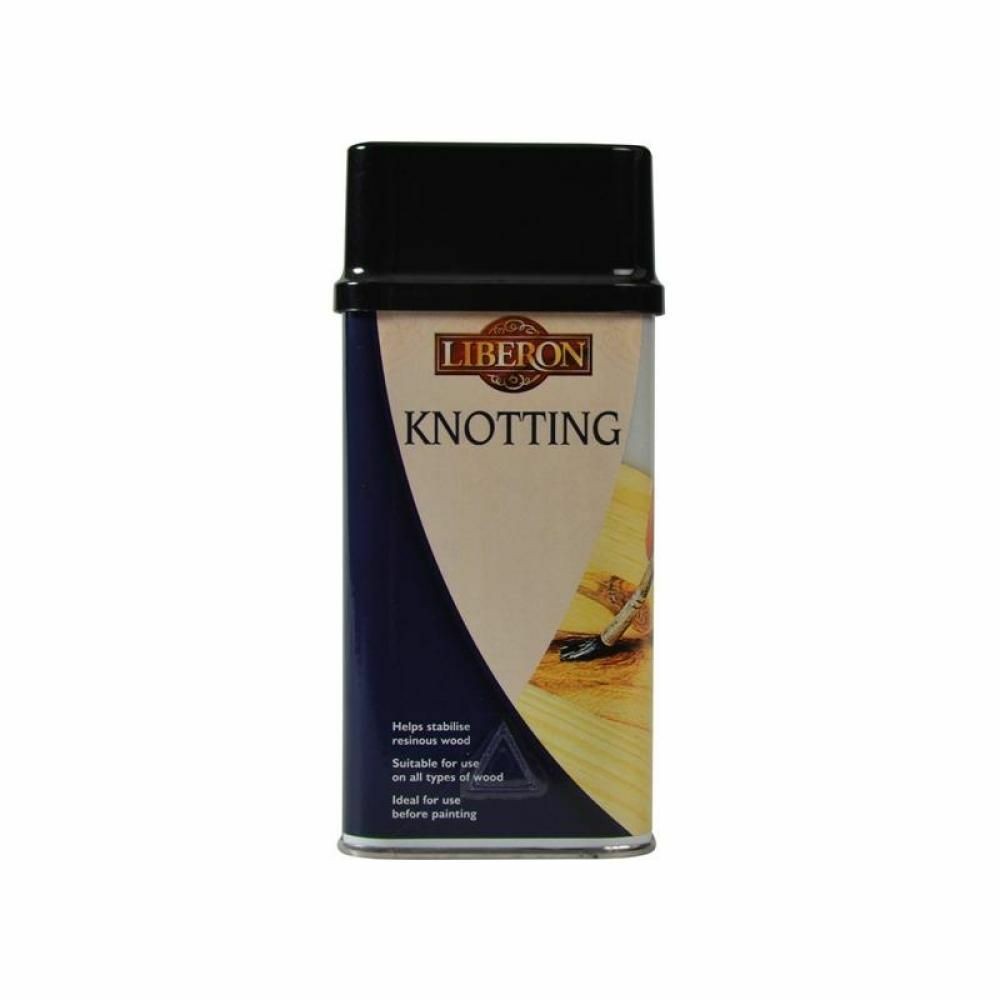 Liberon Knotting Pale Stabilises Resinous Woods Prior to Varnishing 250ml