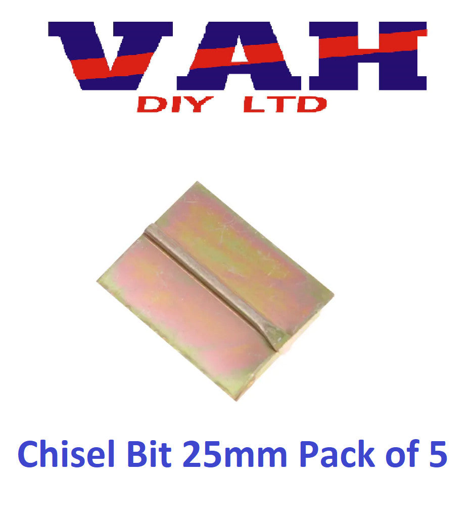 Faithfull FAICB1N Chisel Bits 25mm Pack of 5
