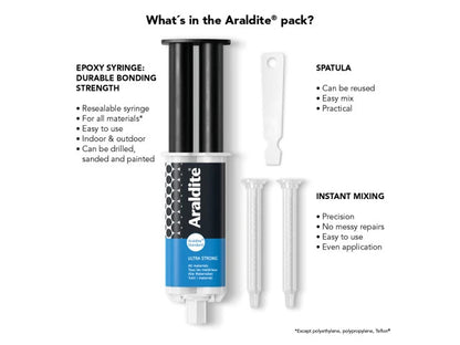 Araldite Standard Epoxy Glue Syringe 24ml