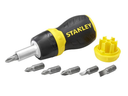 Stanley Multibit Ratchet Stubby Screwdriver & Bits (0-66-358)