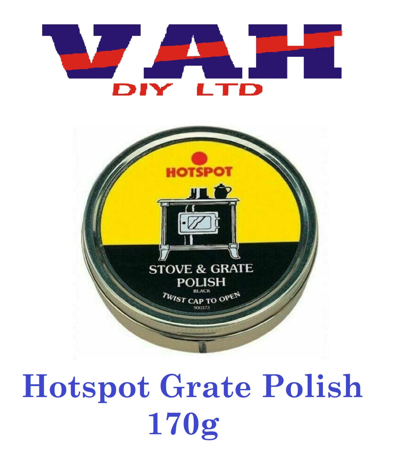 Hotspot Hydrachem Black Graphite Stove Grate Fire Woodburner Polish Restorer