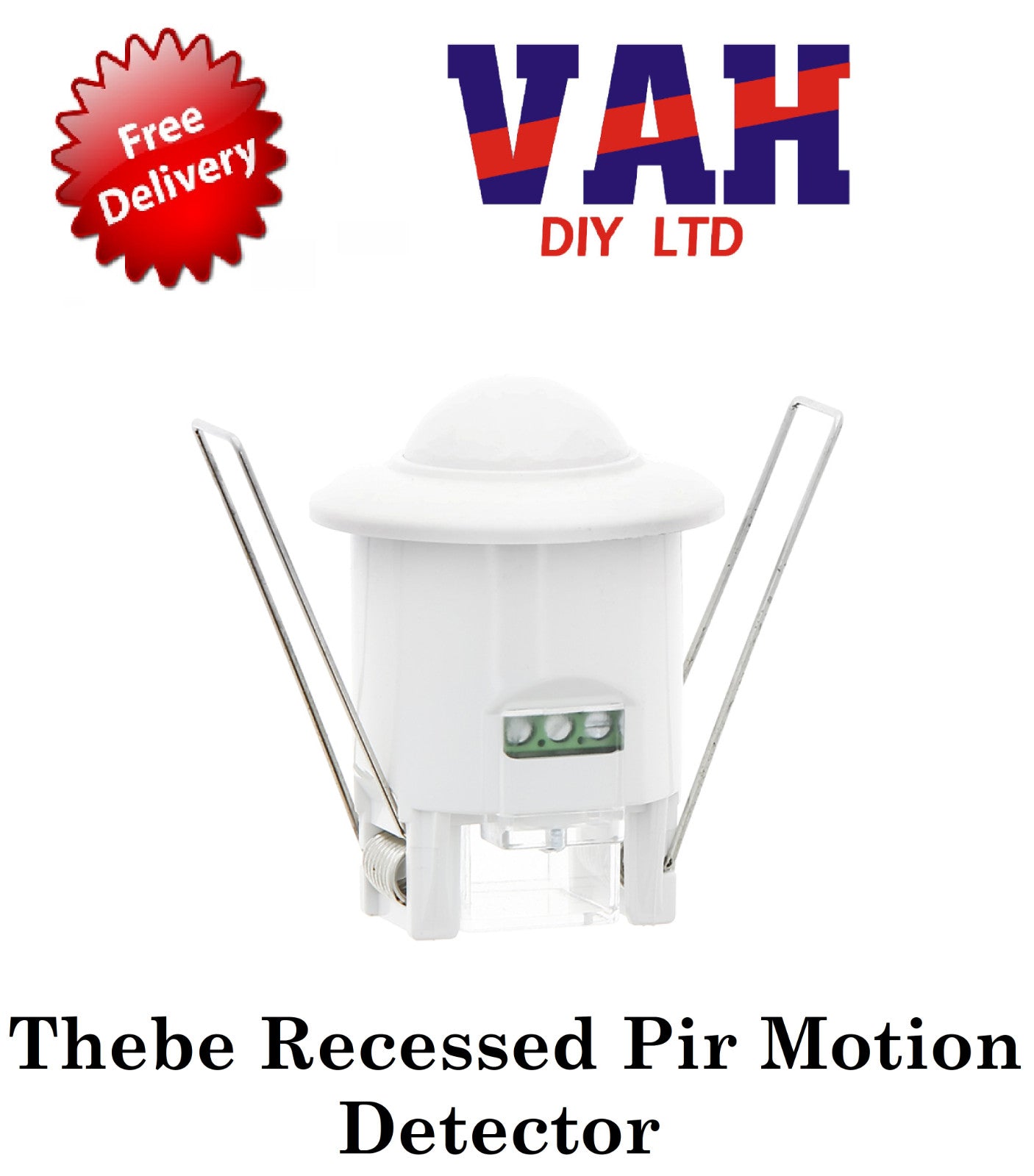 THEBE 360 Degree Recess Mount PIR Loca Sensor White - Forum Lighting Solutions