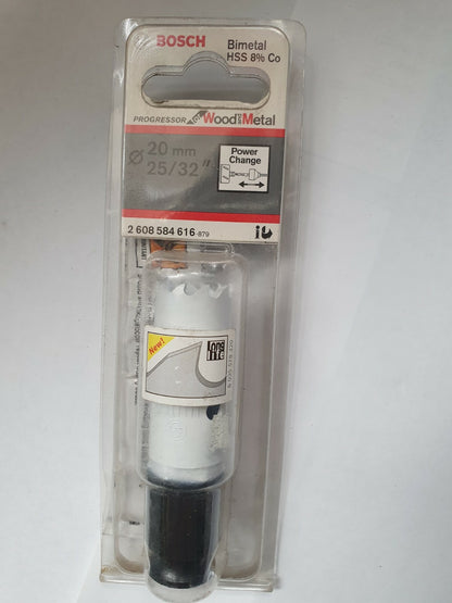 Bosch Progressor Bimetal Holesaw's for Wood & Metal  & Plastic Various Sizes