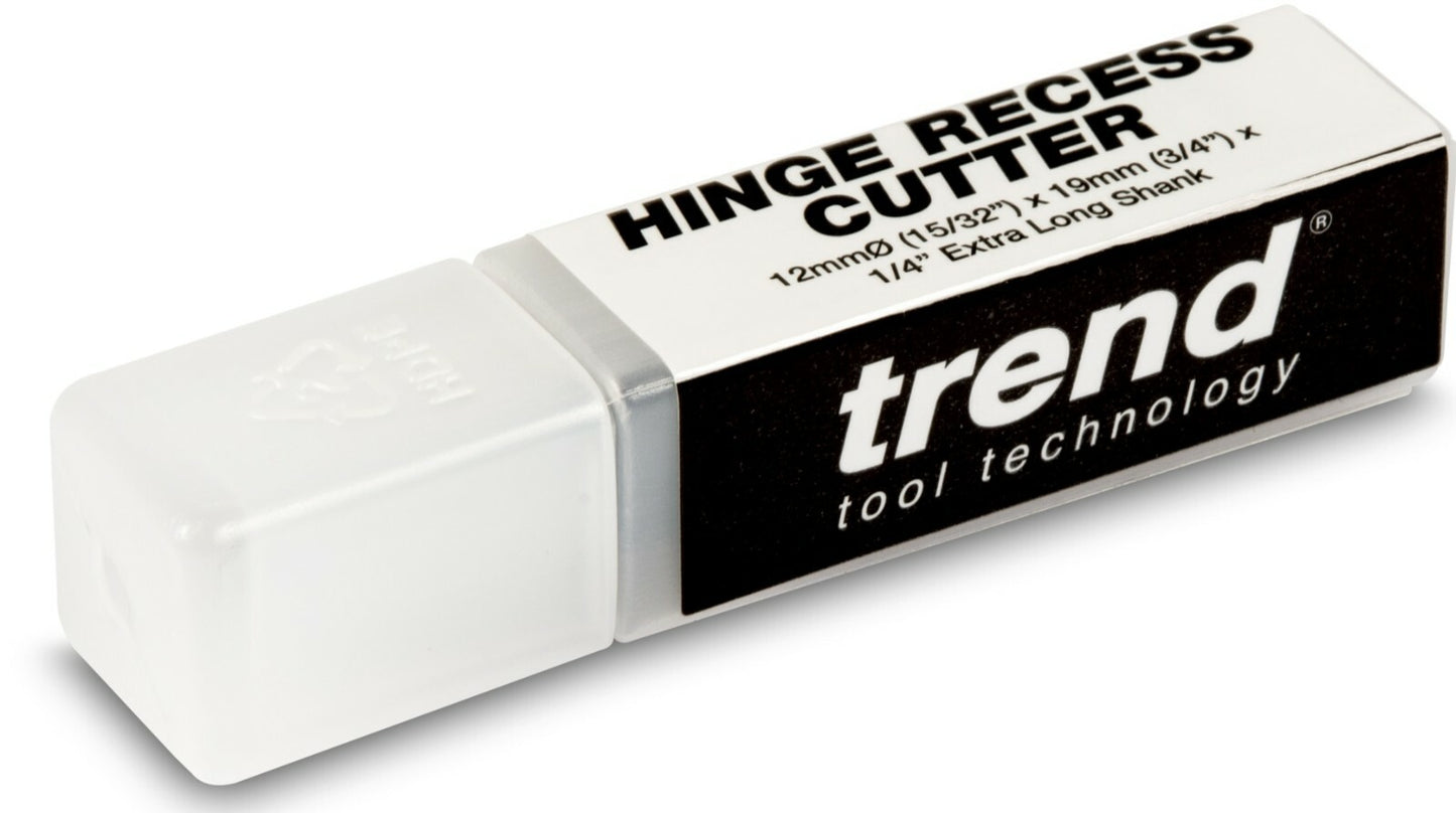 TREND BR04 Hinge Recess Router Cutter 12mm Diameter