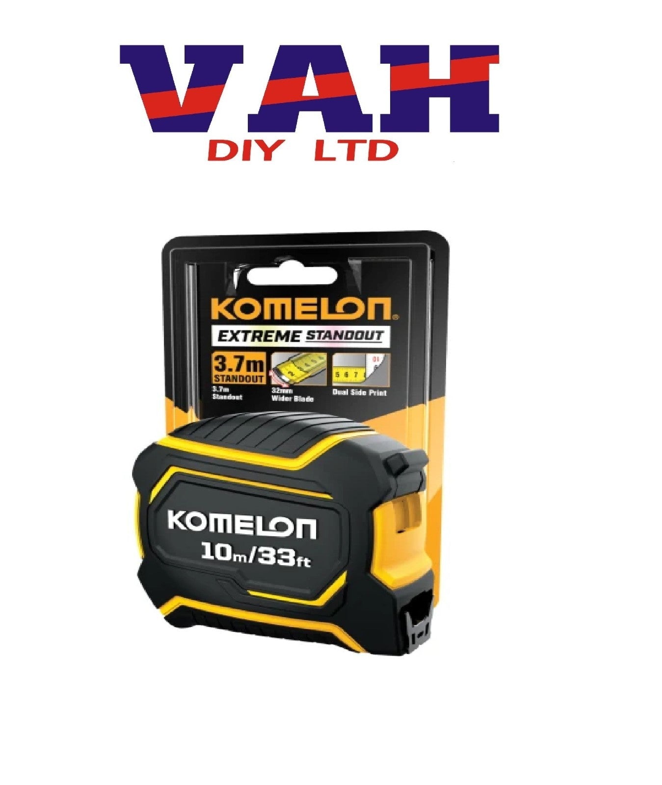 Komelon PWB82E Extreme Stand-out Pocket Tape 8m/26ft (Width 32mm) KOMPWB82E